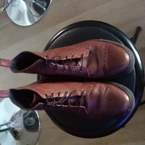 Men's Boots Polo Ralph Lauren Jarrod Cap Toes Size 10.5D Color Brown